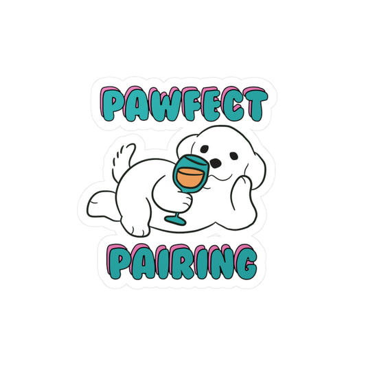 Pawfect Pairing Sticker