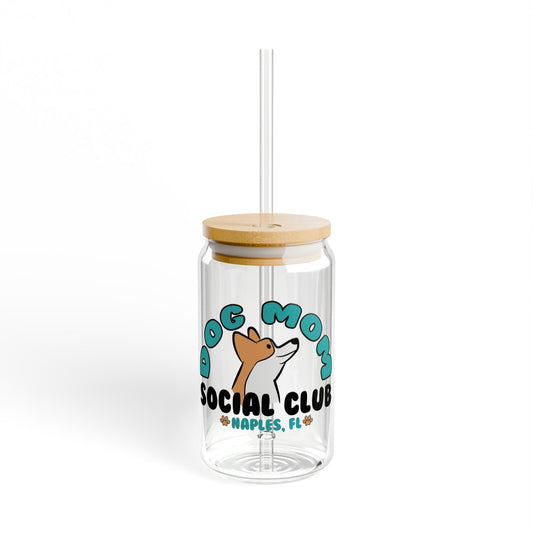 Dog Mom Club Glass 16oz