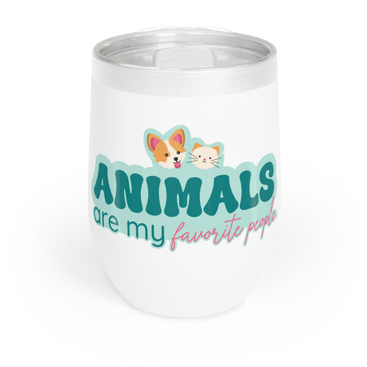 Animals Are My Favorite 12oz Insulated Tumbler