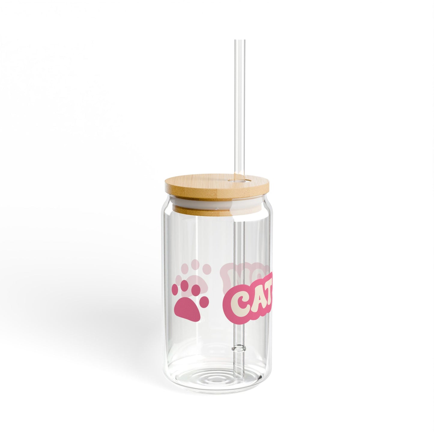 Cat Mom Glass 16oz