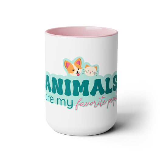 Animals Are My Favorite Coffee Mug