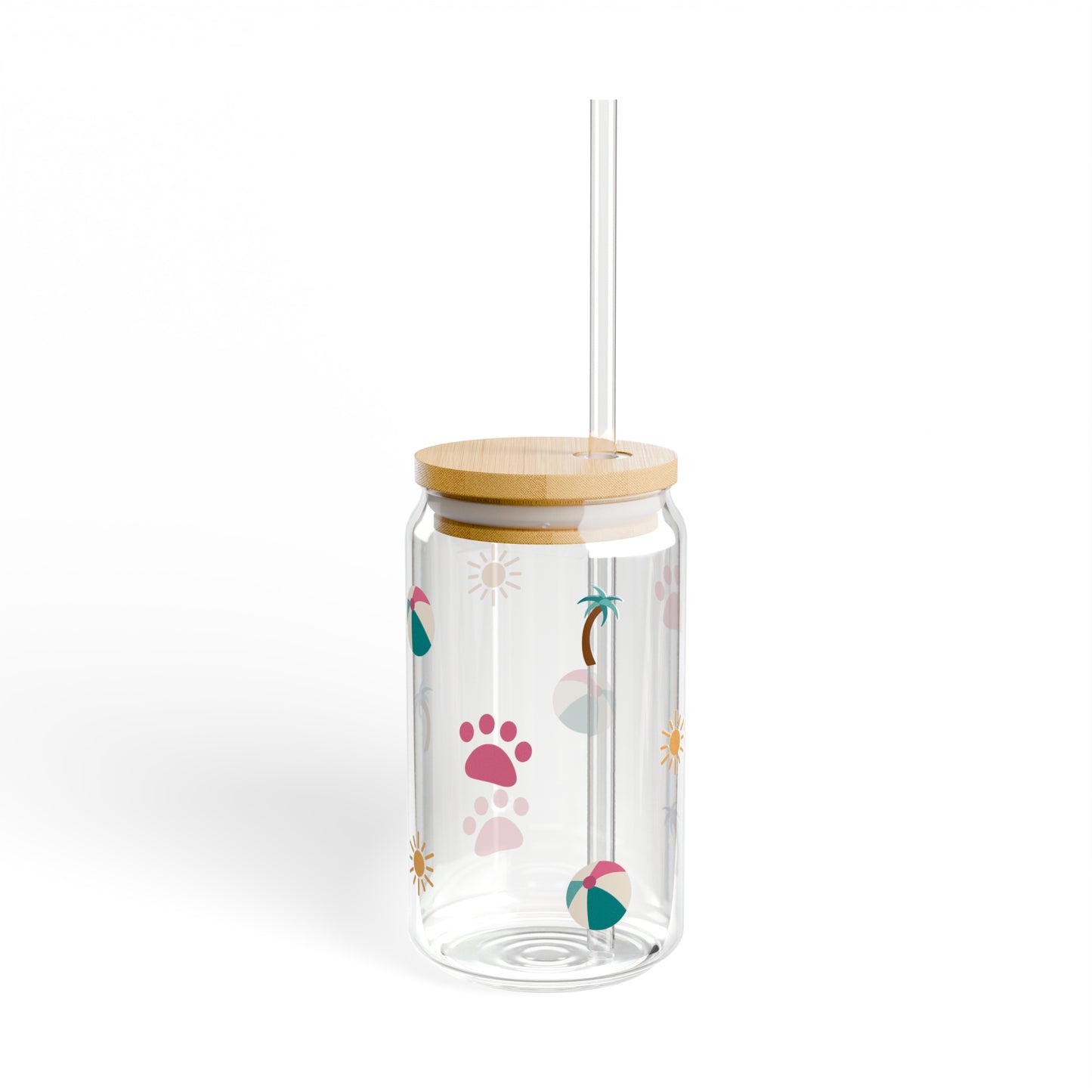 Pet Lovers Sipper Glass 16oz