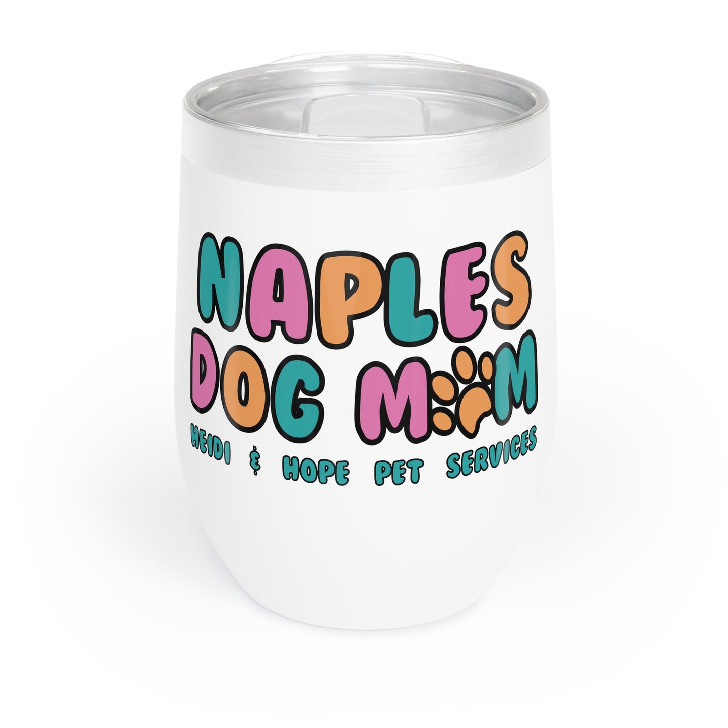 Naples Dog Mom 12oz Insulated Tumbler