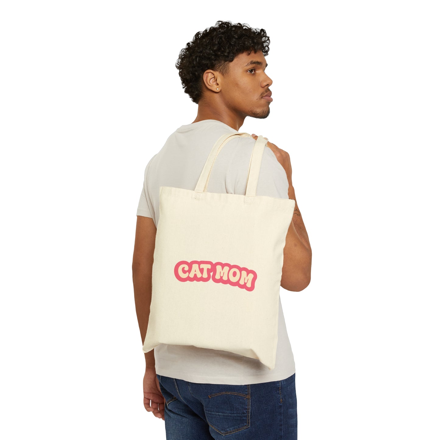 Cat Mom Tote Bag