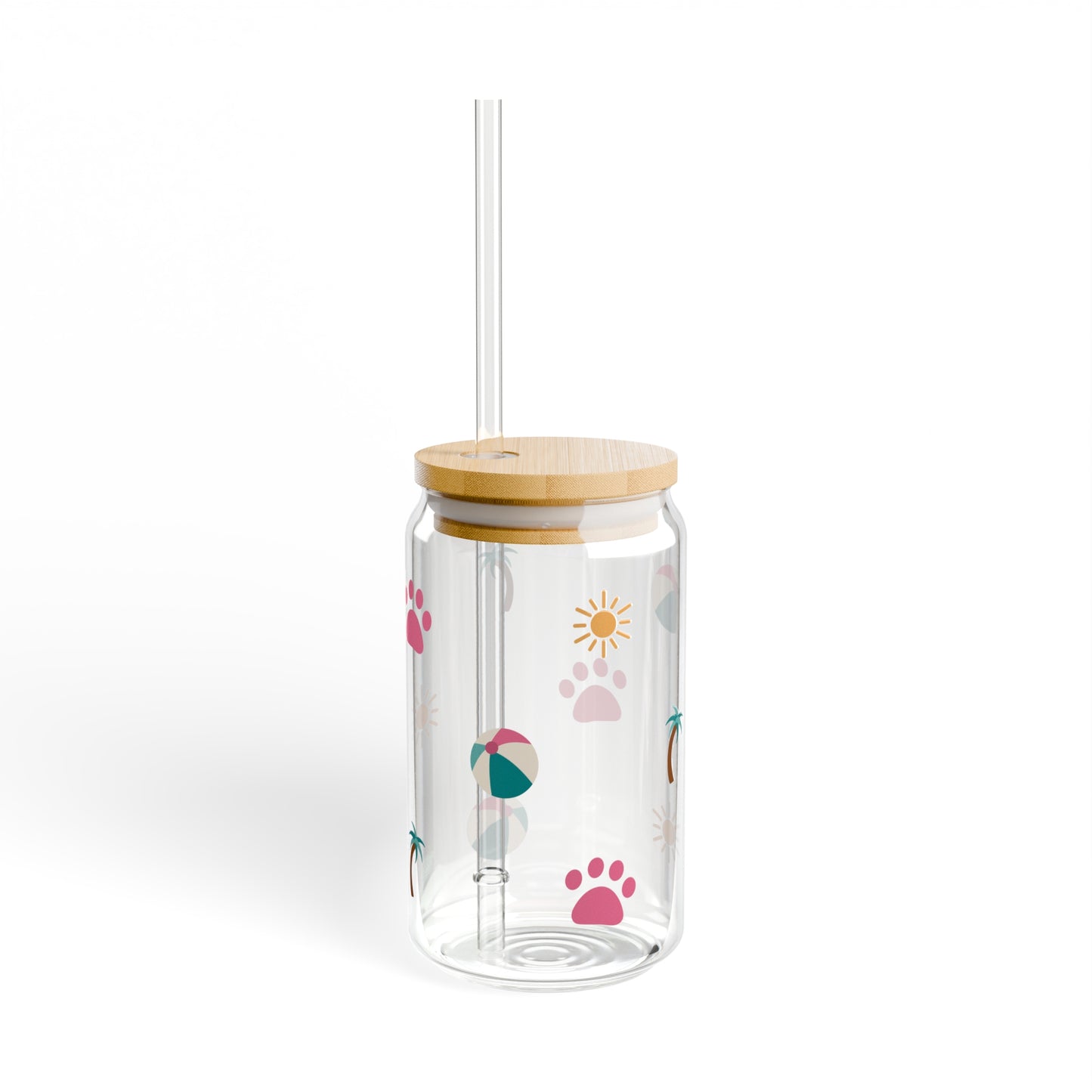 Pet Lovers Sipper Glass 16oz